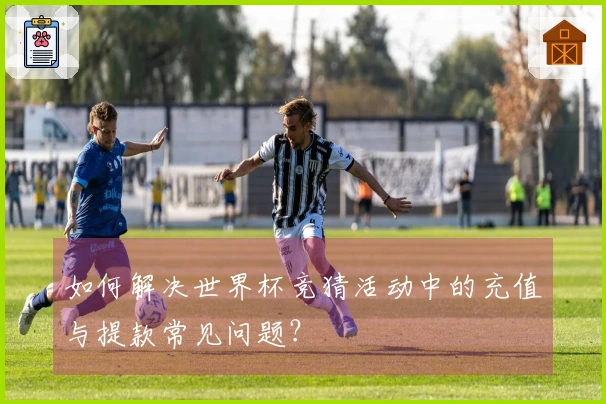 如何解决世界杯竞猜活动中的充值与提款常见问题？